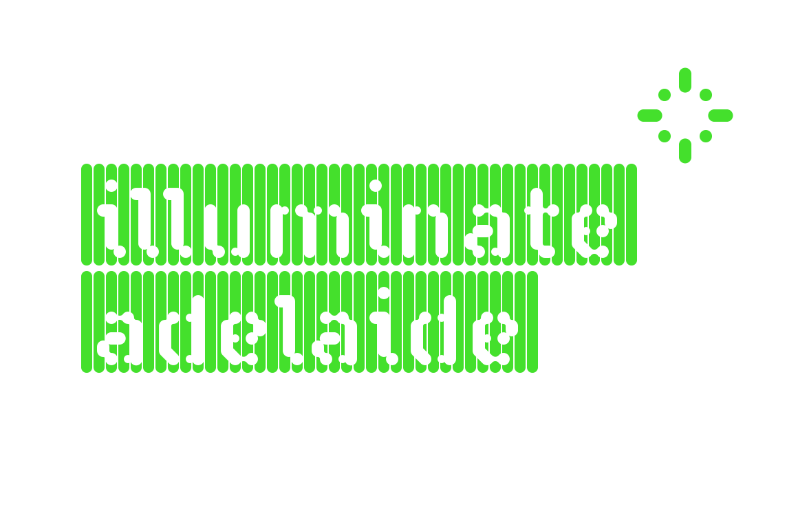 Lime green Illuminate Adelaide logo
